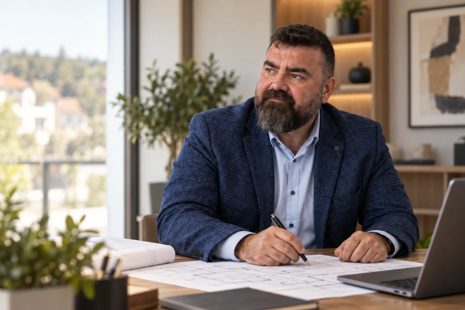 Vladan Farkáš při osobní přípravě strategie prodeje
